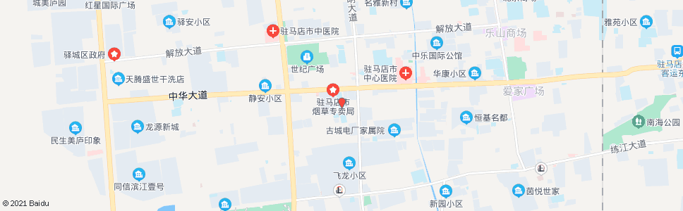 驻马店市第二小学_公交站地图_驻马店公交_妙搜公交查询2024