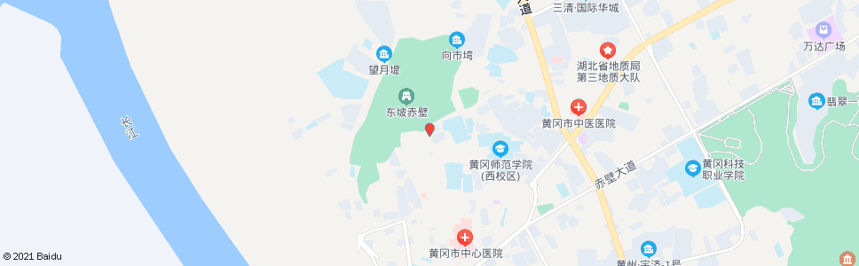 黄冈京九市场(南)_公交站地图_黄冈公交_妙搜公交查询2025