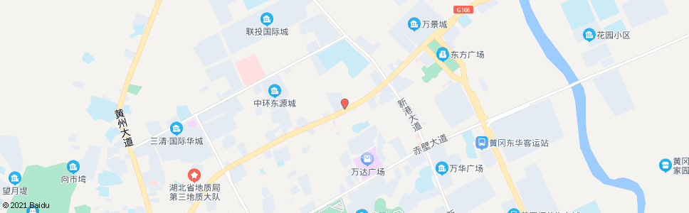 黄冈东门小学_公交站地图_黄冈公交_妙搜公交查询2025