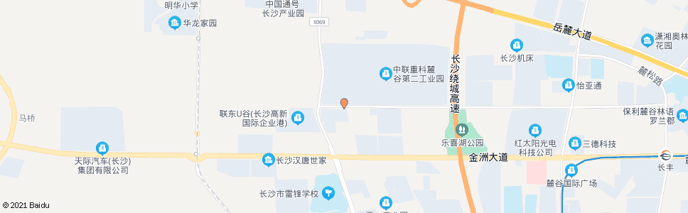 长沙望雷路雷高路口_公交站地图_长沙公交_妙搜公交查询2025