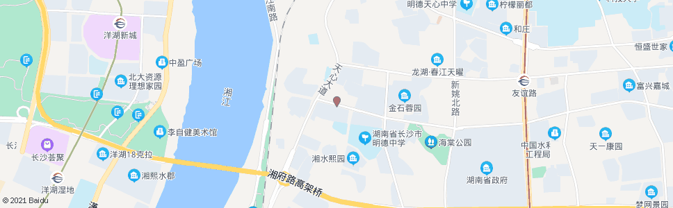 长沙新韶路新开铺路口_公交站地图_长沙公交_妙搜公交查询2025