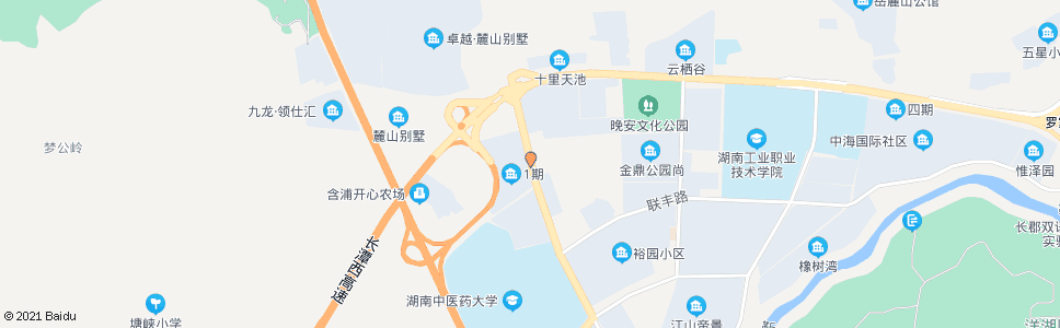 长沙斑马村_公交站地图_长沙公交_妙搜公交查询2025