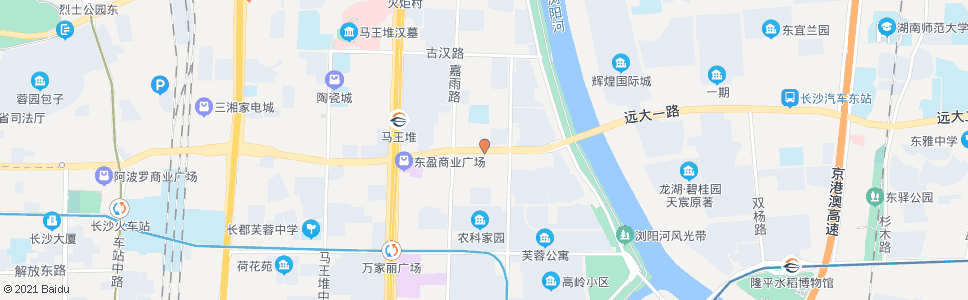 长沙古曲路远大路口_公交站地图_长沙公交_妙搜公交查询2025