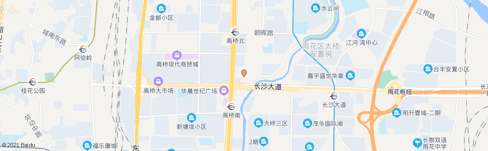 长沙长沙大道口(高桥建材批发城)_公交站地图_长沙公交_妙搜公交查询2025