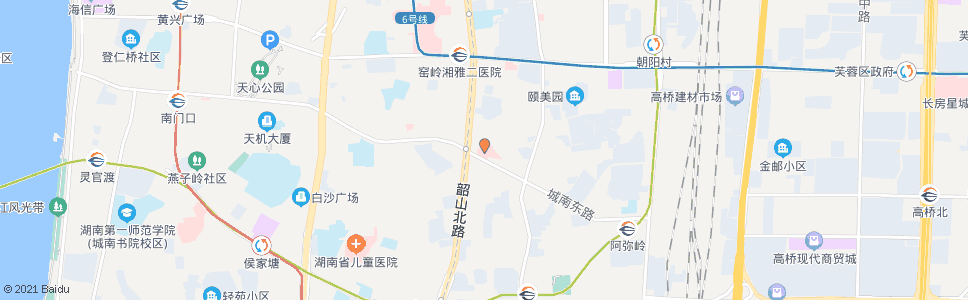 长沙长沙市妇幼保健院(长岭)_公交站地图_长沙公交_妙搜公交查询2025