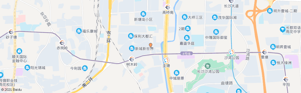 长沙马王堆南路_公交站地图_长沙公交_妙搜公交查询2025