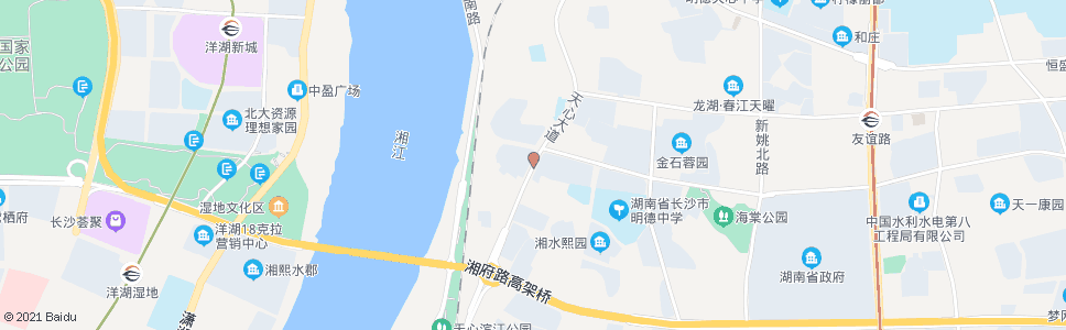 长沙豹子岭_公交站地图_长沙公交_妙搜公交查询2025