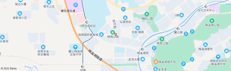 长沙踏雪路赏月路口_公交站地图_长沙公交_妙搜公交查询2025