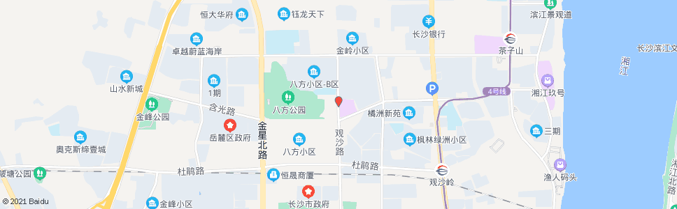 长沙观沙路含光路口_公交站地图_长沙公交_妙搜公交查询2025