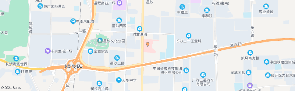 长沙中医院_公交站地图_长沙公交_妙搜公交查询2025