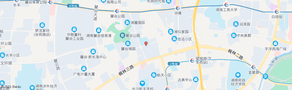 长沙映日路麓景路口_公交站地图_长沙公交_妙搜公交查询2025