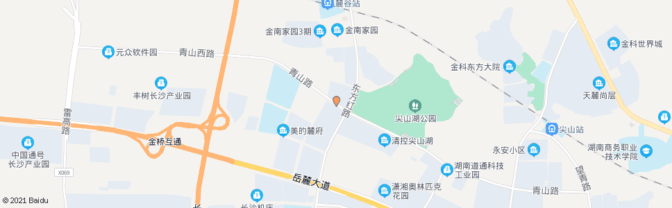 长沙青山路金相路口_公交站地图_长沙公交_妙搜公交查询2025