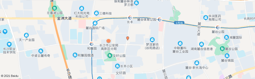 长沙麓松路谷苑路口_公交站地图_长沙公交_妙搜公交查询2025