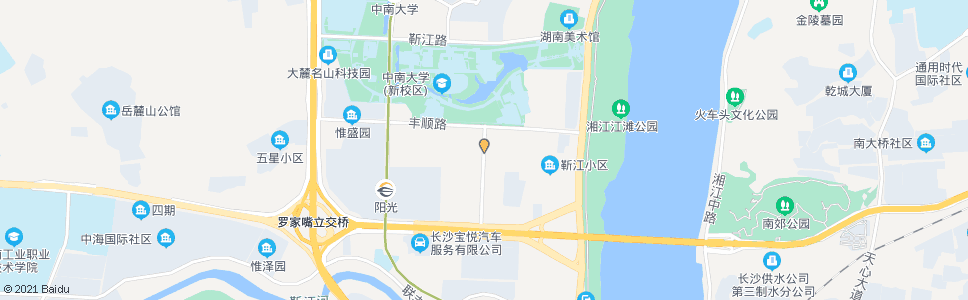 长沙黄鹤村_公交站地图_长沙公交_妙搜公交查询2025