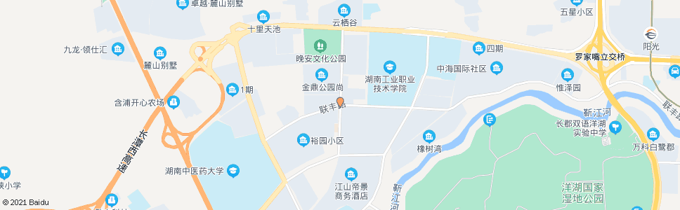 长沙联丰路红木大道口_公交站地图_长沙公交_妙搜公交查询2025