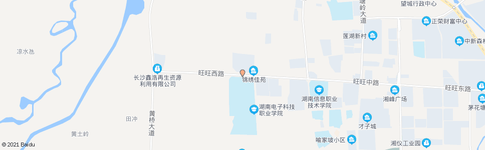 长沙旺旺西路高裕路口_公交站地图_长沙公交_妙搜公交查询2025