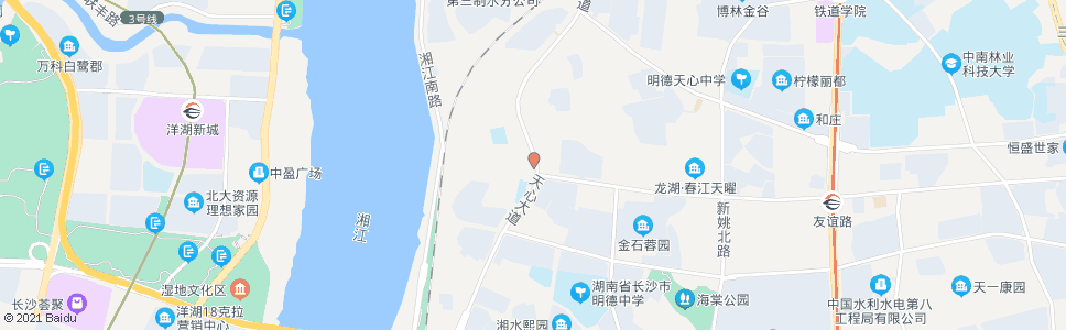 长沙新开铺路友谊路口_公交站地图_长沙公交_妙搜公交查询2025