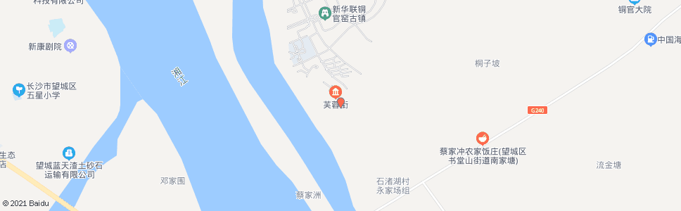 长沙防洪闸_公交站地图_长沙公交_妙搜公交查询2025