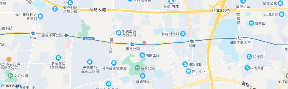 长沙桐梓坡路麓枫路口_公交站地图_长沙公交_妙搜公交查询2025