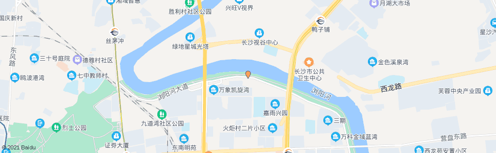 长沙浏阳河大道王家湖路口_公交站地图_长沙公交_妙搜公交查询2025