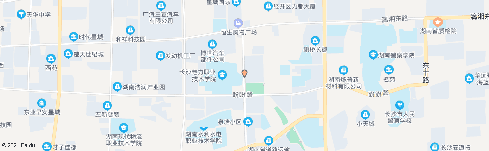 长沙电力职院(东)_公交站地图_长沙公交_妙搜公交查询2025