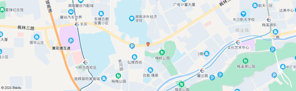 长沙枫林路骑龙路口_公交站地图_长沙公交_妙搜公交查询2025