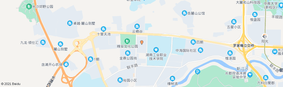 长沙白鹤小区_公交站地图_长沙公交_妙搜公交查询2025