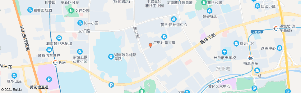 长沙咸嘉湖路麓云路口_公交站地图_长沙公交_妙搜公交查询2025