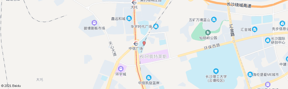 长沙先锋路口_公交站地图_长沙公交_妙搜公交查询2025