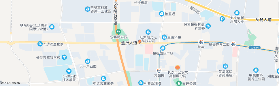 长沙桐梓坡路嘉运路口_公交站地图_长沙公交_妙搜公交查询2025