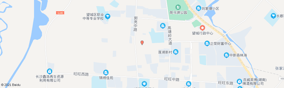 长沙宝粮路口(高塘岭大道)_公交站地图_长沙公交_妙搜公交查询2025