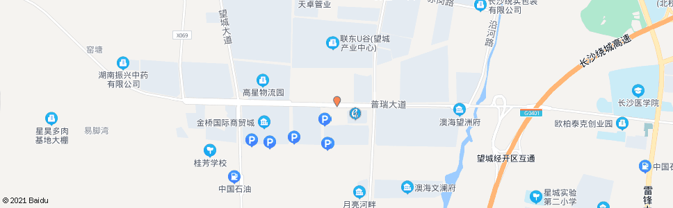 长沙金桥国际建材城_公交站地图_长沙公交_妙搜公交查询2025