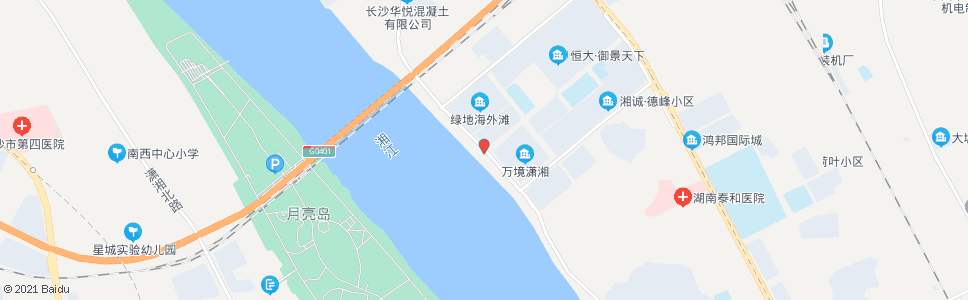 长沙湘江路鹅秀路口_公交站地图_长沙公交_妙搜公交查询2025