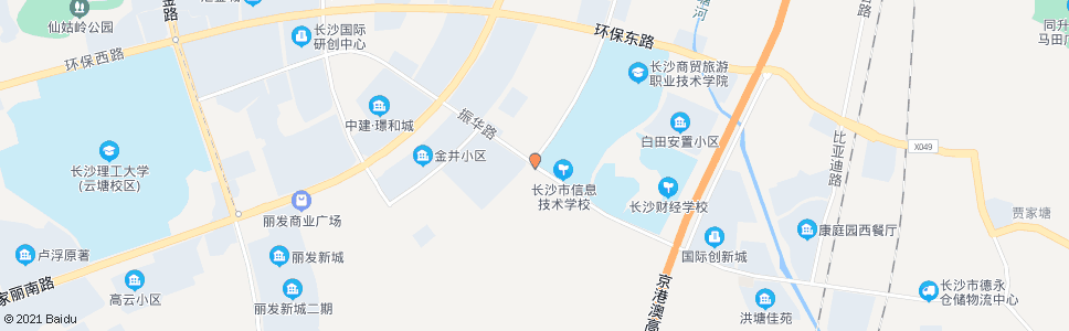 长沙振华路兴安路口_公交站地图_长沙公交_妙搜公交查询2025