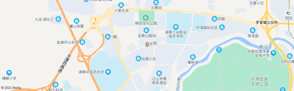 长沙学士路车塘河路口_公交站地图_长沙公交_妙搜公交查询2025