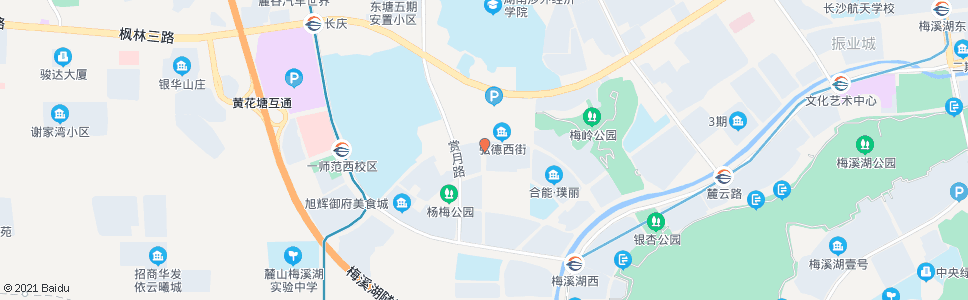 长沙沐风路看云路口_公交站地图_长沙公交_妙搜公交查询2025