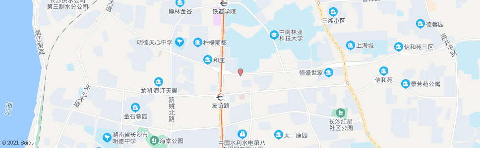 长沙木莲路芙蓉路口_公交站地图_长沙公交_妙搜公交查询2025