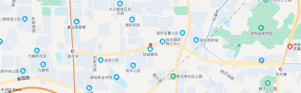 长沙时代阳光大道高升路口_公交站地图_长沙公交_妙搜公交查询2025