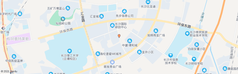 长沙金海路仙岭路口_公交站地图_长沙公交_妙搜公交查询2025