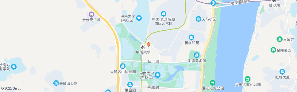 长沙后湖小区北_公交站地图_长沙公交_妙搜公交查询2025