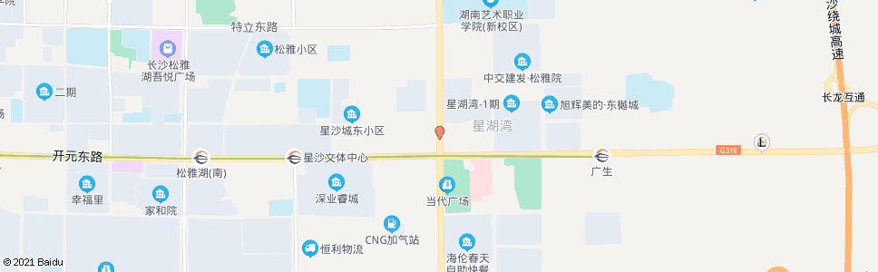 长沙东八路口(米山桥村)_公交站地图_长沙公交_妙搜公交查询2025