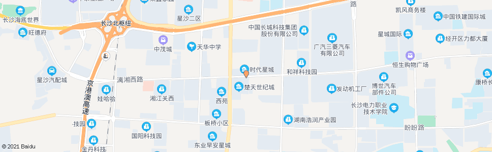 长沙新奥燃气_公交站地图_长沙公交_妙搜公交查询2025