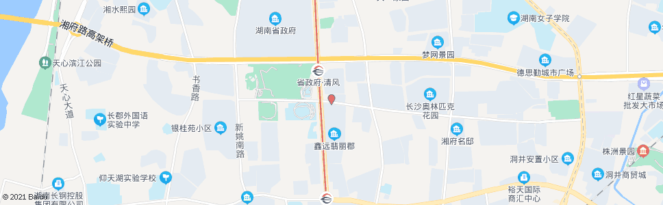 长沙杉木冲路芙蓉路口_公交站地图_长沙公交_妙搜公交查询2025