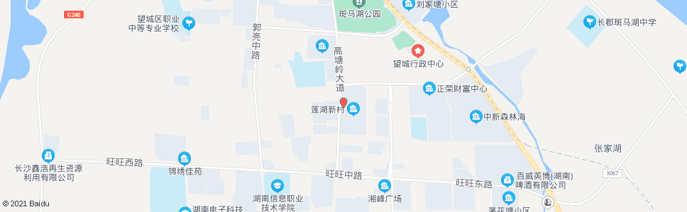 长沙莲湖重建地北_公交站地图_长沙公交_妙搜公交查询2025