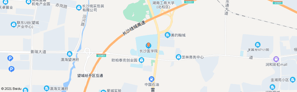 长沙长沙博大医院(窑岭南)_公交站地图_长沙公交_妙搜公交查询2025