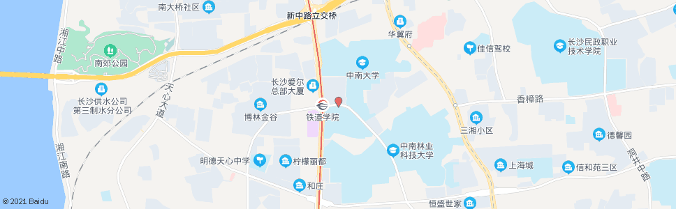 长沙林大路芙蓉路口_公交站地图_长沙公交_妙搜公交查询2025