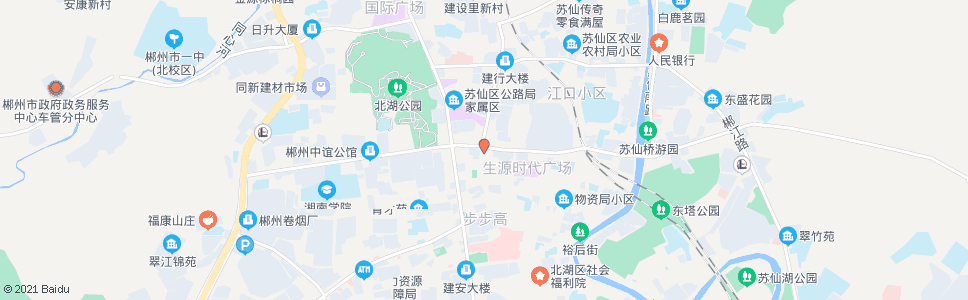 郴州步步高超市_公交站地图_郴州公交_妙搜公交查询2024