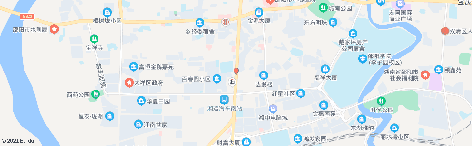 邵阳百春园_公交站地图_邵阳公交_妙搜公交查询2024