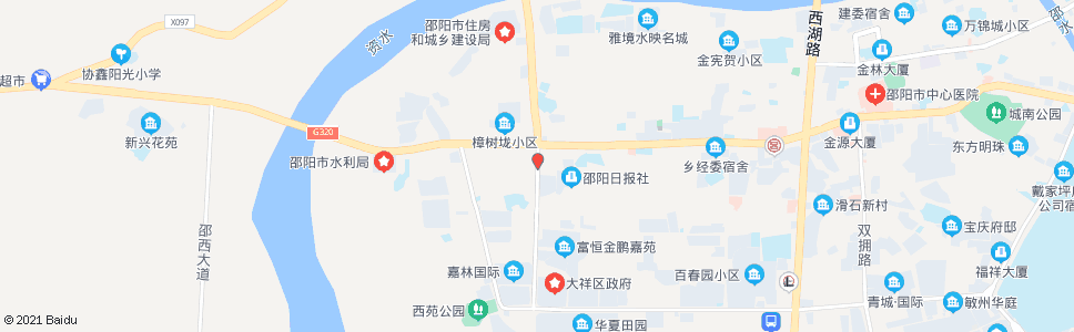 邵阳城西电业局_公交站地图_邵阳公交_妙搜公交查询2024