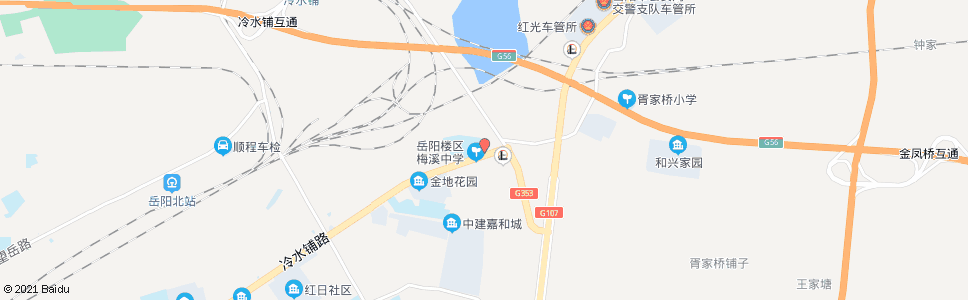 岳阳红光村路口_公交站地图_岳阳公交_妙搜公交查询2024